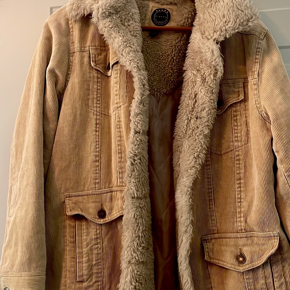 Giacca Tan Corduroy Coat